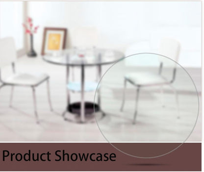 Round Glass Table Top, Long Lasting Clear Glass, Circle Tempered Glass Kitchen Table Top, Glass Table Top, Clear Circular Dining Table Top, Transparent Round, for Dining Table, Coffee Table (Size : 5