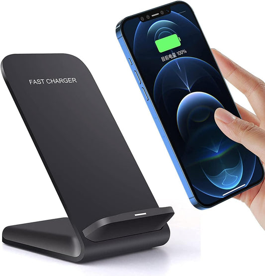 Wireless Charging Stand Fast Wireless Charger Dock for iPhone 16 15 14 13 12 11 Pro,Pro Max/XS/XR/16 Plus,Samsung Galaxy S24/S23/S22/S21/Note20/Z Flip6,5,4/Z Fold6,5,4, Pixel 9 8 7 Pro