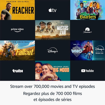 Amazon Fire TV Stick 4K (newest model), streaming device, more than 700,000 movies and TV episodes, supports Wi-Fi 6, watch free & live TV