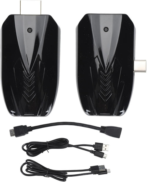 HDMI Display Adapter, 1080P Mobile Screen Mirroring Receiver Dongle with USB Cable, HDMI Transmitter and Receiver Kit