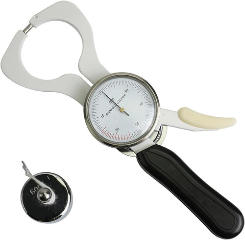 Glomora Skinfold Caliper Stainless Steel Accurate Body Fat Measurement Device for Beauty Salon Physical Examination Center