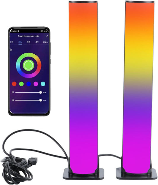 Smart Ambient Lighting, Color Changing Desk Lamp, Decorative Table Light, Customizable LED Colors, Stylish & Modern Design, Ideal for Esports, Movies, Gatherings, Smart lighting for dates