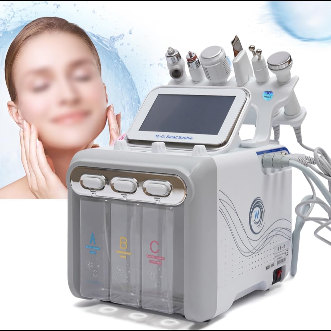 6 In 1 Hydro Dermabrasion Water Facial Skin Care Anti-Aging Skin Care Machine AU