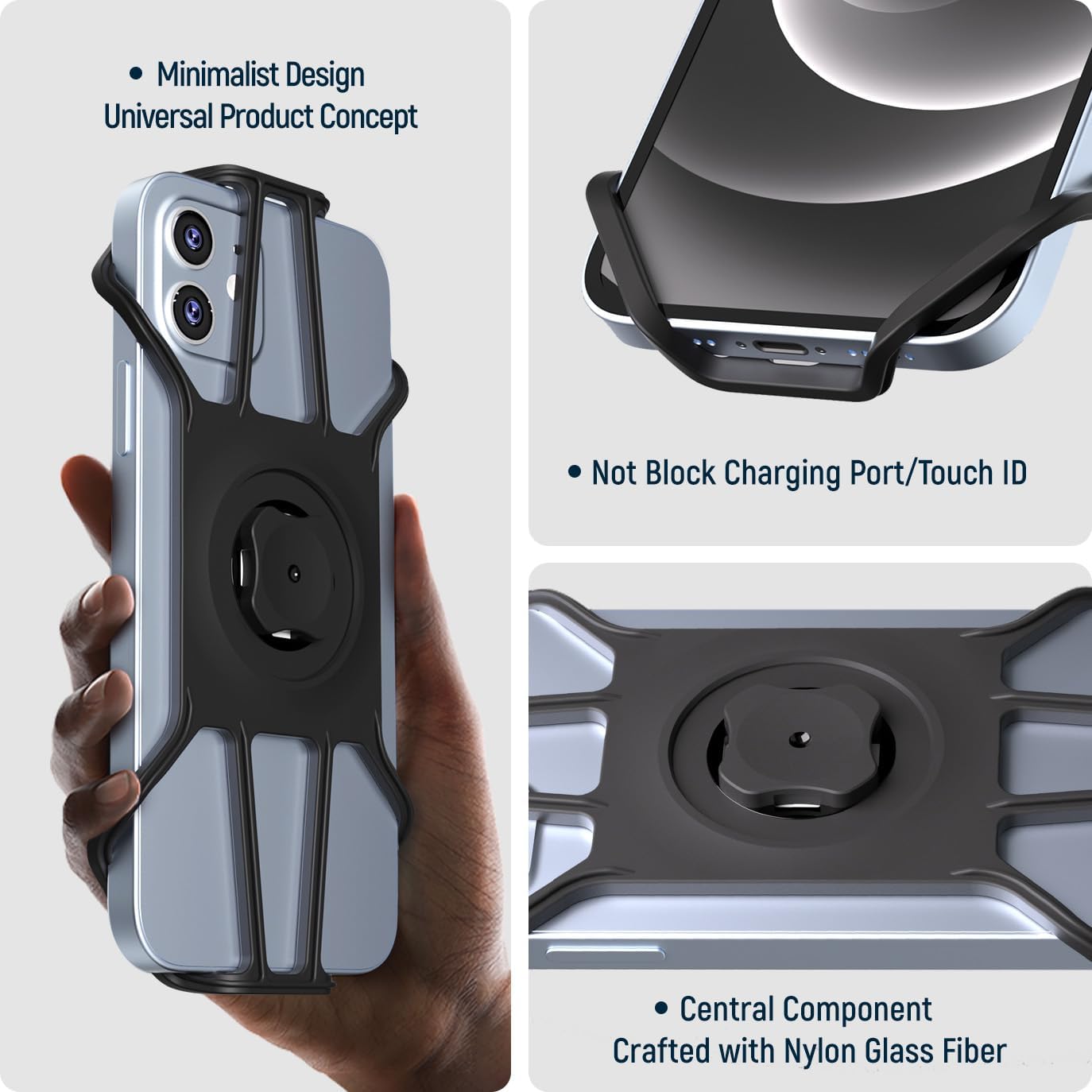 sincetop Universal Phone Silicone Adapter for C Series [1st Generation/2nd Generation] Holders