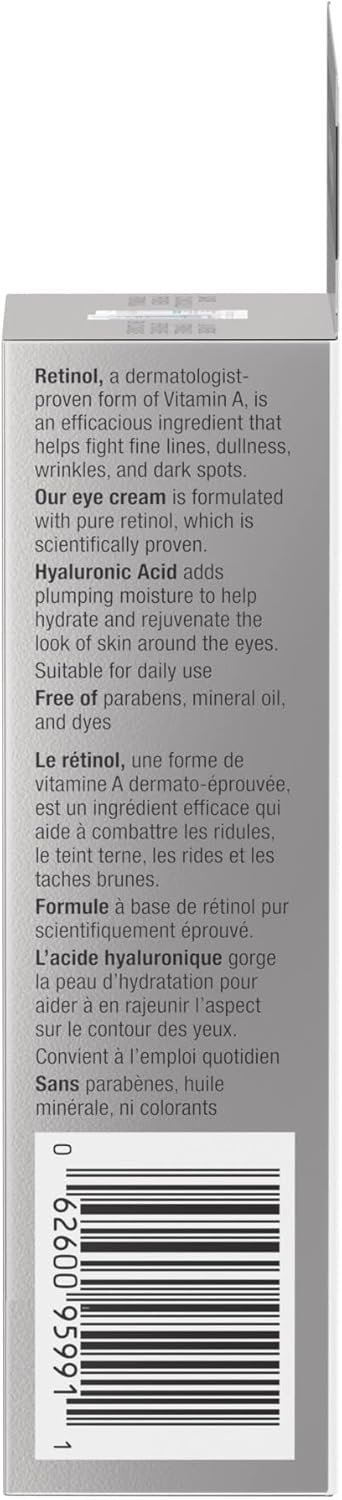 Neutrogena Rapid Wrinkle Repair Regenerating Cream - Retinol Face and Eye Moisturizer - Hyaluronic Acid Serum - 14 Milliliters (packaging May Vary)