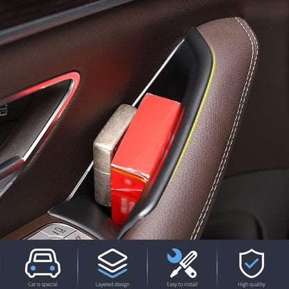 CUCHIYUN Front Row Door Side Organizer Storage Box Compatible with Mercedes-Benz 2022 GLE W167 Accessories 2022 2021 2020, Interior Accessories Insert Door Handle Tray