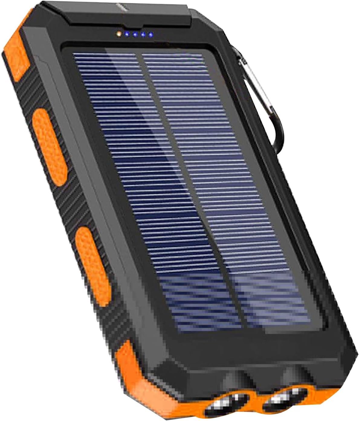 Solar Charger - 20000mAh Portable Solar Fast Charger | Waterproof Battery Pack with Flashlight Survival Gear for Hiking, Explorer & Cell Phone