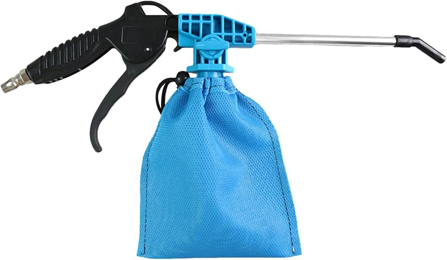 Qzdtue Auto Cleaning Air Blower, Cordless Dryer, Ampio Caliber Blower Tool, Ergonomic Handle, Lightweight, Powerful Cleaner for Industrial, Workshop, Garage, Auto Detailing