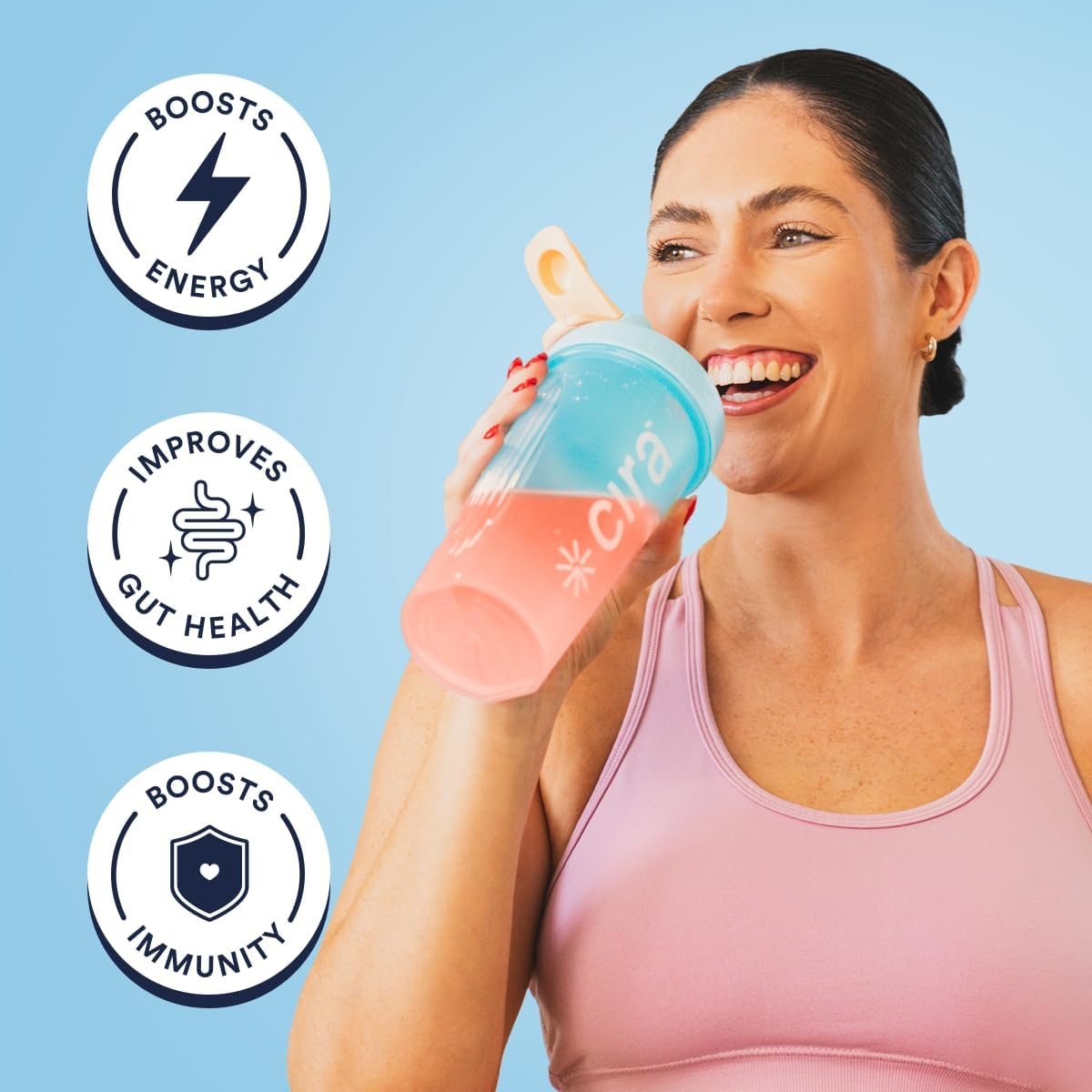 Cira Reds Superfood Powder - Antioxidants and Digestive Enzymes w/Acai Berry for Nitric Oxide, Increased Energy, Immunity, & Gut Health - 30 Servings, Aloha Punch