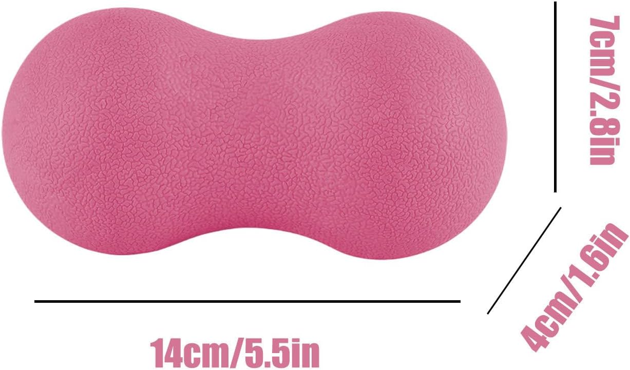 Vgvgaj Massage Roller Ball,Home Fitness Aid | Portable Non-Slip Massaging Ball for Fitness Yoga Pilates Physical Recovery Runners Pregnancy Support
