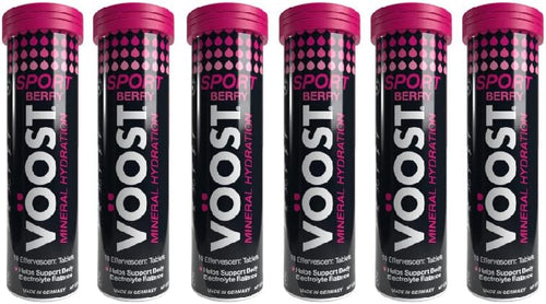 VOOST Effervescent Sport Hydration Berry Effervescent Tablets 60 Pack (6x10)
