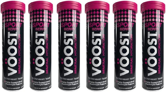 VOOST Effervescent Sport Hydration Berry Effervescent Tablets 60 Pack (6x10)