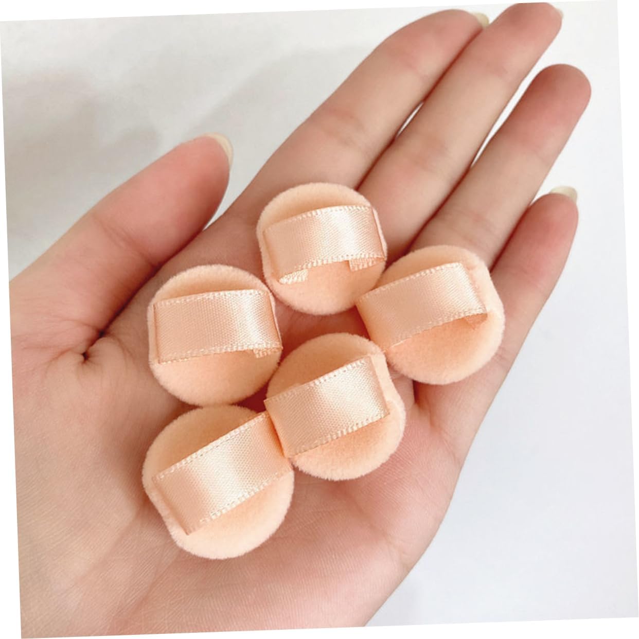 ERINGOGO 5 Pieces Mini Puff Powder for Women Travel Makeup Accessories for Foundation and Finishing Powder