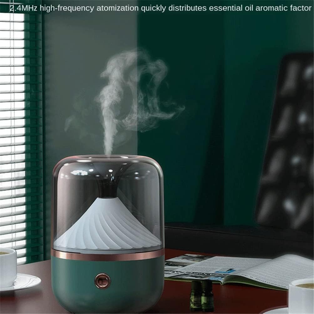 Air Humidifier Aromatherapy Diffuser Mini Humidifier Remote Control Aroma Diffuser Machine Essential Oil USB Ultrasonic Mist Maker for Office Home Car (Black)