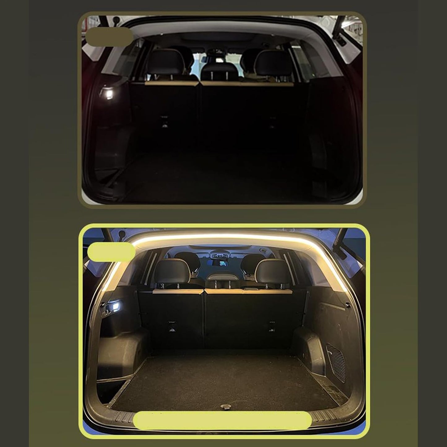 Car Trunk Light Strip, Ambient Car Lighting, Flexible Cuttable LED Decoration, Auto Interior Accessories, Rear Illumination Upgrade for Men, Women, and Vehicle Owners