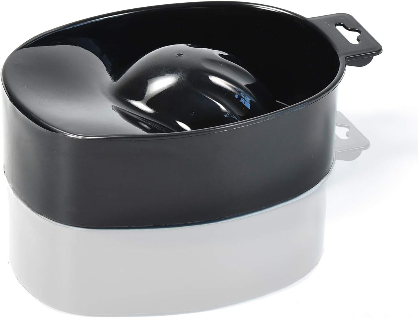 (Black) - 2pcs Manicure Bowls Nail Soaking Bowl Nail Art Manicure Care Soak Bowl for Art Polishing Remover Treatment