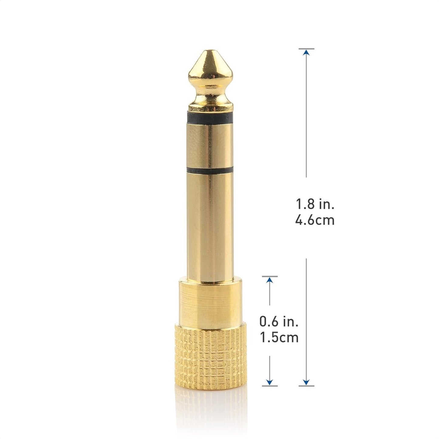 Cable Matters 5-Pack 1/4 to 1/8 Headphone Adapter (3.5mm to 1/4 Adapter, 6.35mm to 3.5mm Adapter)