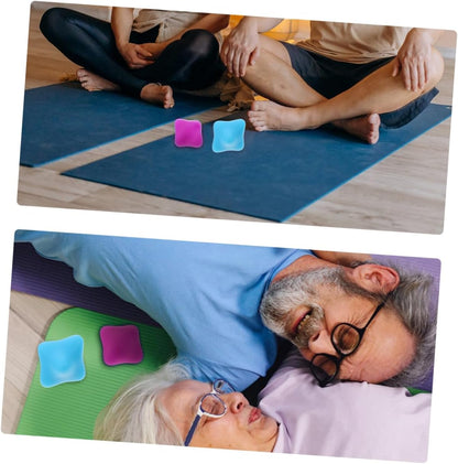 ibasenice 2 Pezzi Sfera Con Impugnatura Esagonale Recupero Mano Dito Terapia Circolazione Palla Palline Per Rafforzare Le Massager Delle Dita Palline Da Massaggio Gel Di Silice Blu