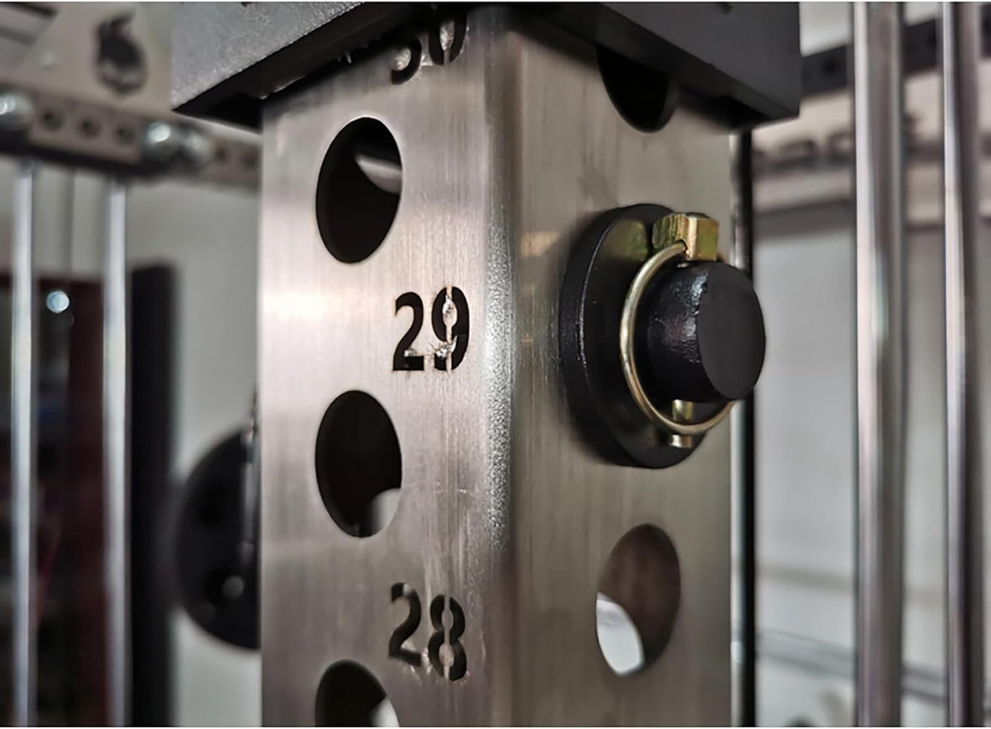 HUVIOVED Power Cage Squat Rack Home Gym Accessories/Squat Rack for Home Gym Fitness Equipment Accessory, Fits on 3X3 Rack Attachments with 1" Hole