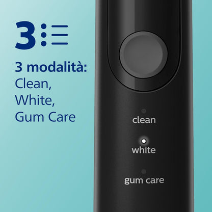 Philips Sonicare ProtectiveClean 5100 Electric Toothbrush, Sonic Toothbrush with 3 Brushing Modes, Pressure Sensor, UV Sanitizer, Black, Model HX6850/57