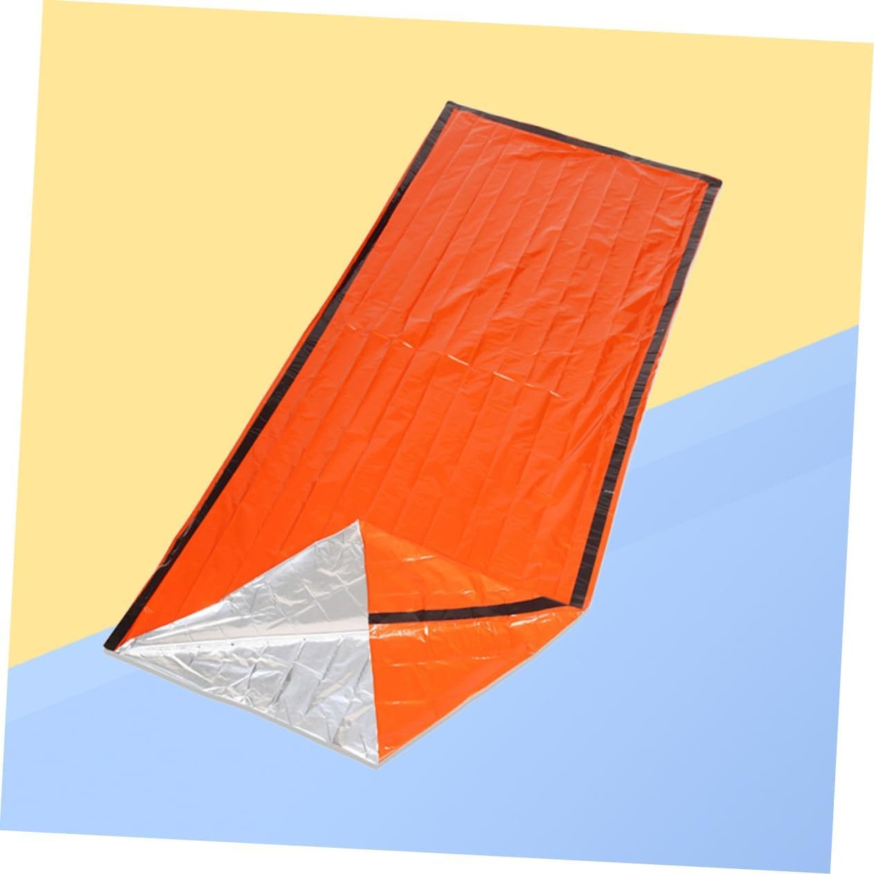 BESPORTBLE 2pcs Portable Sleeping Pe Aluminum Film Tent Mat Insulation Blanket for Outdoor Travel Survival