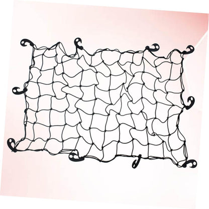 Car Elastic Mesh Trunk Storage Organizer Roof SUV Trunk Net Trunk Organizer for Trunk Cars Cars Trunk Mesh Net Car Trunk Cargo Basket Net Trunk Cargo Mesh Black Luggage Universal