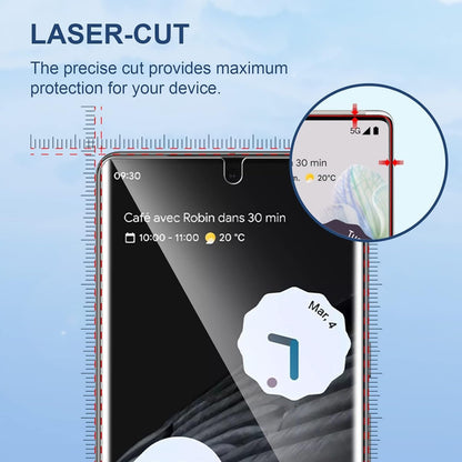 LK [2+2 Pack] for Google Pixel 7 Pro Screen Protector + 2 Pack Camera Lens Protector with Positioning Tool, [Anti-Scratch] Self-Healing TPU Film, Ultra-Thin Screen Protector for Pixel 7 Pro, 6.7-inch