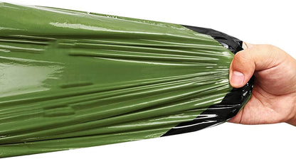 Dawutocap Lightweight Emergencies Sleepings Bag Outdoor Sleep Survivals Shelter Tent For Outdoor Camping Hikings Survivals Tool