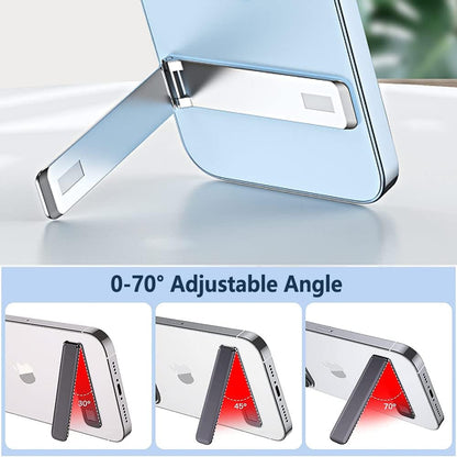 Kinizuxi Mobile Phone Stand, 2 Packs, Vertical and Horizontal Aluminium Mobile Phone Stand for Desk, Adjustable Mobile Phone Holder for Desk, Compatible with iPhone, iPad Accessories, Tablet Stand