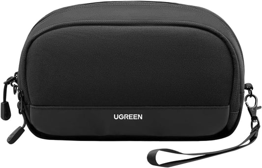 UGREEN Portable Electronics Accessories Travel Organizer, Water Resistant Tech EDC Pouch Bag for Charger, Adapter, Charging Cable, Power Bank, Hard Drive, SD Card