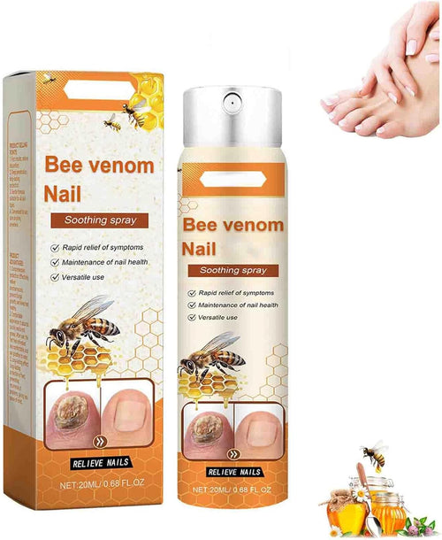 Bee Venom Nail Soothing Spray, Bee Venom Nail Care Spray, Bee Venom Spray for Women and Men (1pcs)