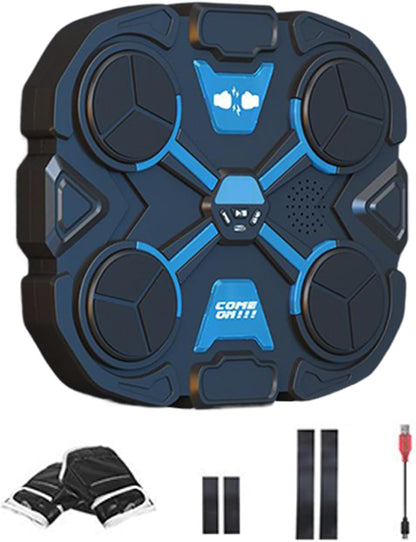 Fravsiu Music Boxing Machine, Smart Wireless Punching Device, Home Boxing Workout Equipment, Interactive Fitness Gear for Adults, Kids, Cardio and Reflex Drills, 14,57 pollici