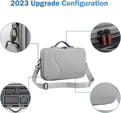 360 X4 Case Waterproof Portable Storge Bag for 360 One X4 Camera Accessories Travel Case for 360 X4 Camera Accessory Organizer