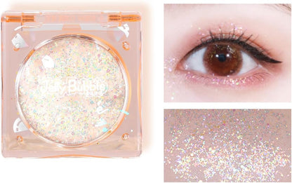 Face Glitter, Body Glitter, Glitter Makeup Face Paint for Eye Lip Hair, Festival Rave Accessories, Safe for Face, Easy Application & Removal, Silver Glitter