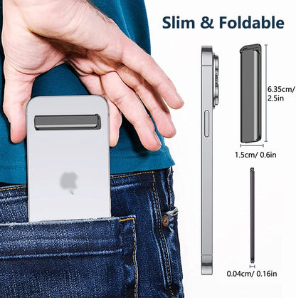 Kinizuxi Mobile Phone Stand, 2 Packs, Vertical and Horizontal Aluminium Mobile Phone Stand for Desk, Adjustable Mobile Phone Holder for Desk, Compatible with iPhone, iPad Accessories, Tablet Stand