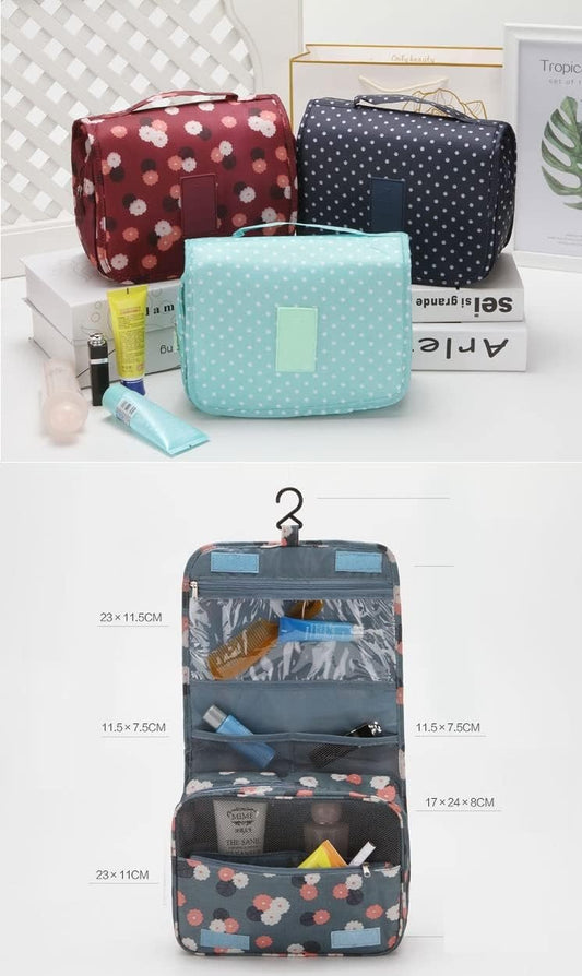 AUGEN Make Up Bag Hanging Travel Storage Bags Waterproof Travel Beauty Cosmetic Personal Hygiene Wash Organizer Toiletry Storage Makeup Organizers (Parent), C15, Standard, Travel Accessories