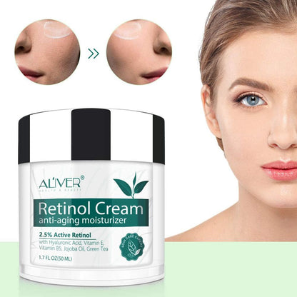 Retinol Face Cream, IFUDOIT Moisturizing Face Cream with 2.5% Retinol, Hyaluronic Acid, Anti-Wrinkle Day and Night Cream for Women and Men, for All Skin Types