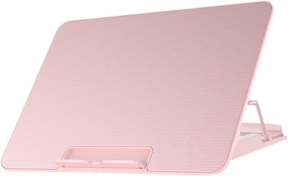 NonMiFyR Laptop Cooling Pad, Laptop Cool, Quiet, Laptop Riser, Portable, Gaming, 6 Fans, Heat Protection, Height Adjustment, Lap Chill, Pink