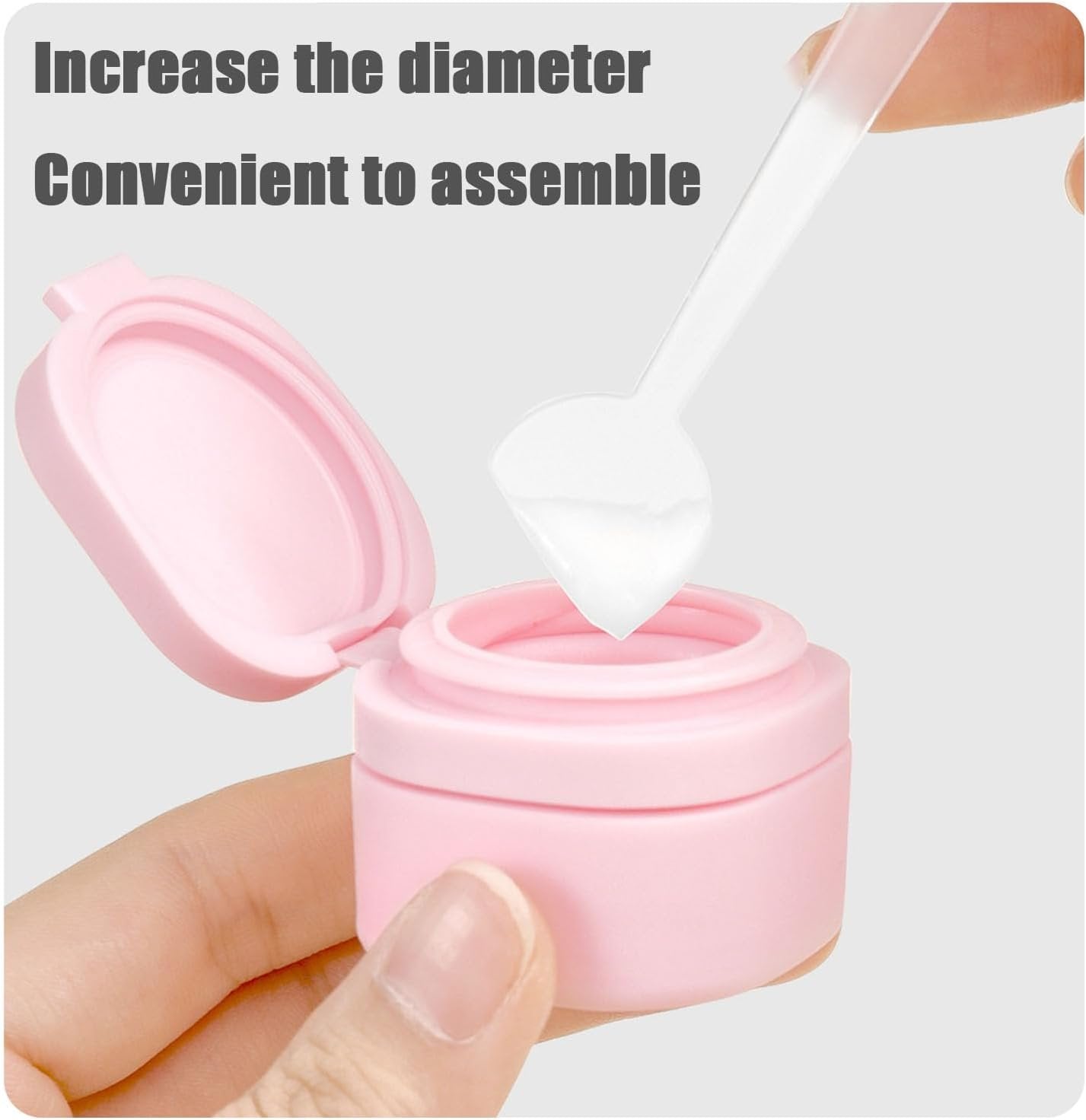 Shengsenfu Bottles for Toiletries, 5 Pack Travel Size Containers Silicone Travel Bottles Set with Clear Zipper Toiletry Bag, Leakproof Refillable Squeeze Containers for Shampoo (White)