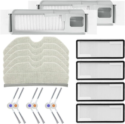 Cleaning Essentials - Panno per mocio, sacchetti per la polvere e spazzole laterali per Narwal Freo X Ultra e Freo X Plus K1