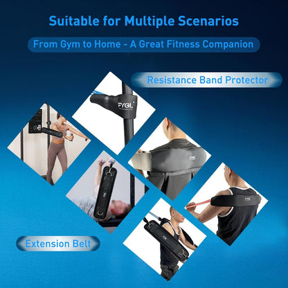 FYGL 2-in-1 Extender Belt & Resistance Bands Sleeve - Ideal for Speediance Gym Monster & All Gym Machines - Ultimate Home Gym Accessories for Pulley & Cable Systems, Solving Arm-Rubbing Woes