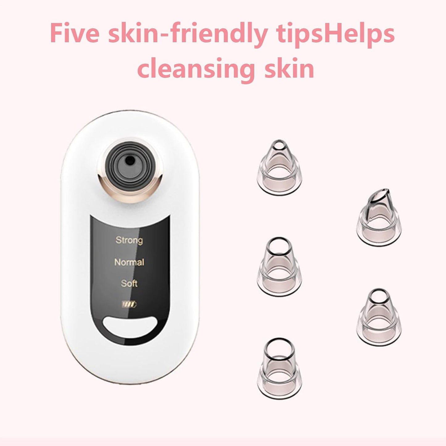 Pore Remover, Whitehead Remover, 3 Suction Tool Settings, Usb Charging Vacuum Extractor for Home, Men Daily Routine, Bath Time, Teenager Travel, 3.94x1.42x2.17 inches