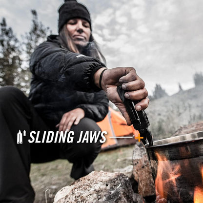 Gerber Gear Multi-Plier 600 - 14-in-1 Multitool with Sheath, Needlenose Pliers, Screwdriver, Serrated Knife, Wire Crimper, Bottle Opener, Can Opener & More - Black with Sheath