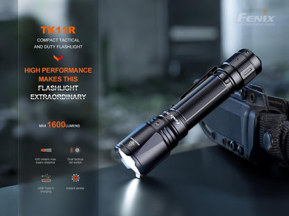 Fenix TK11R Rechargeable Tactical Flashlight ** Canadian Edition