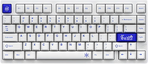 BOYI D75 Quick Release Wireless Aluminum Gaming Keyboard,Tri-Mode Custom Hot Swappable RGB 75% Mechanical Keyboard for Windows/Mac/PC (White)