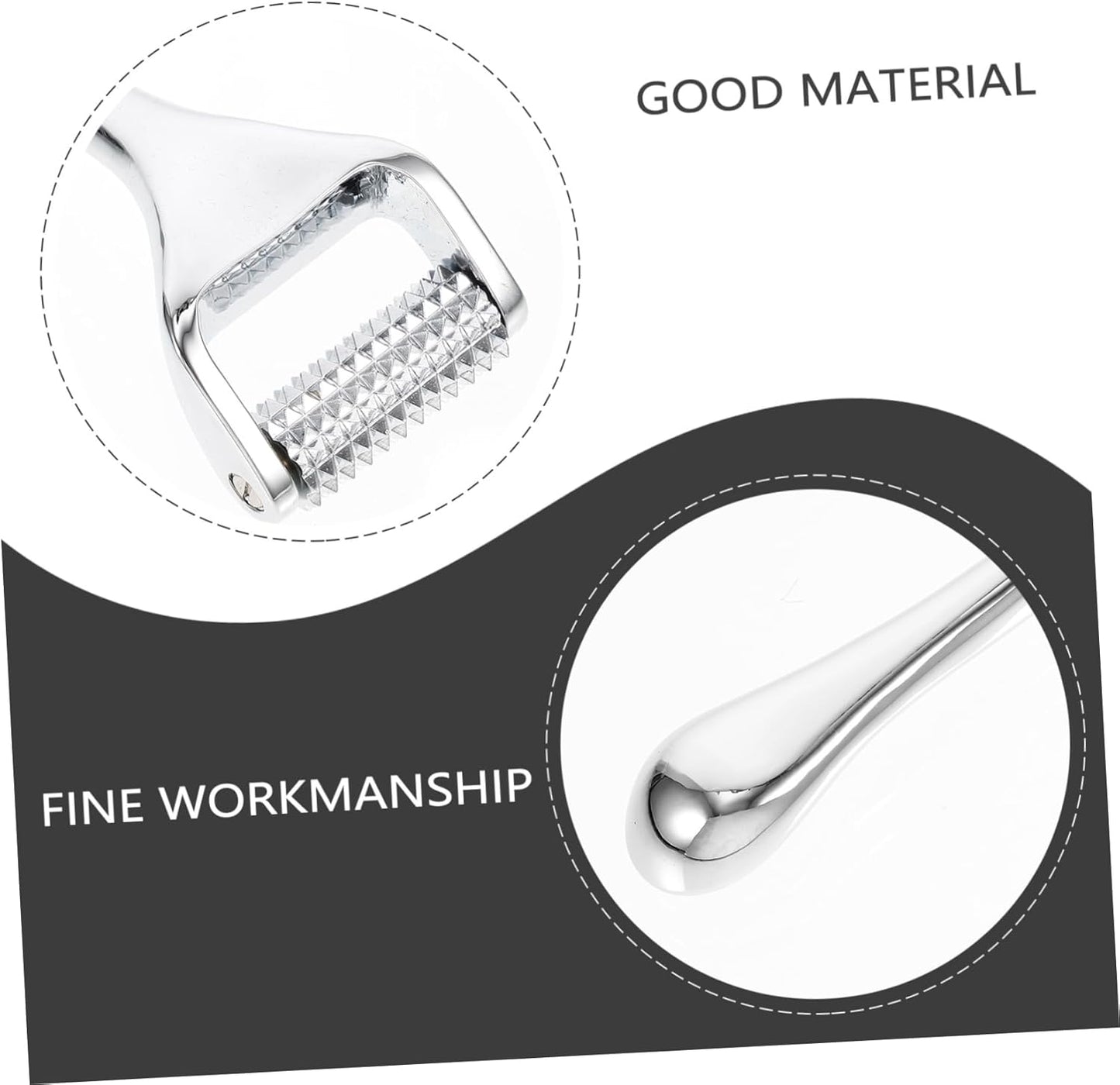 DRESSOOS 1pc Skin Care Pin Skin Care Massager Face Skin Care Tool Walker Zinc Alloy Beauty Device Wrinkle Removal