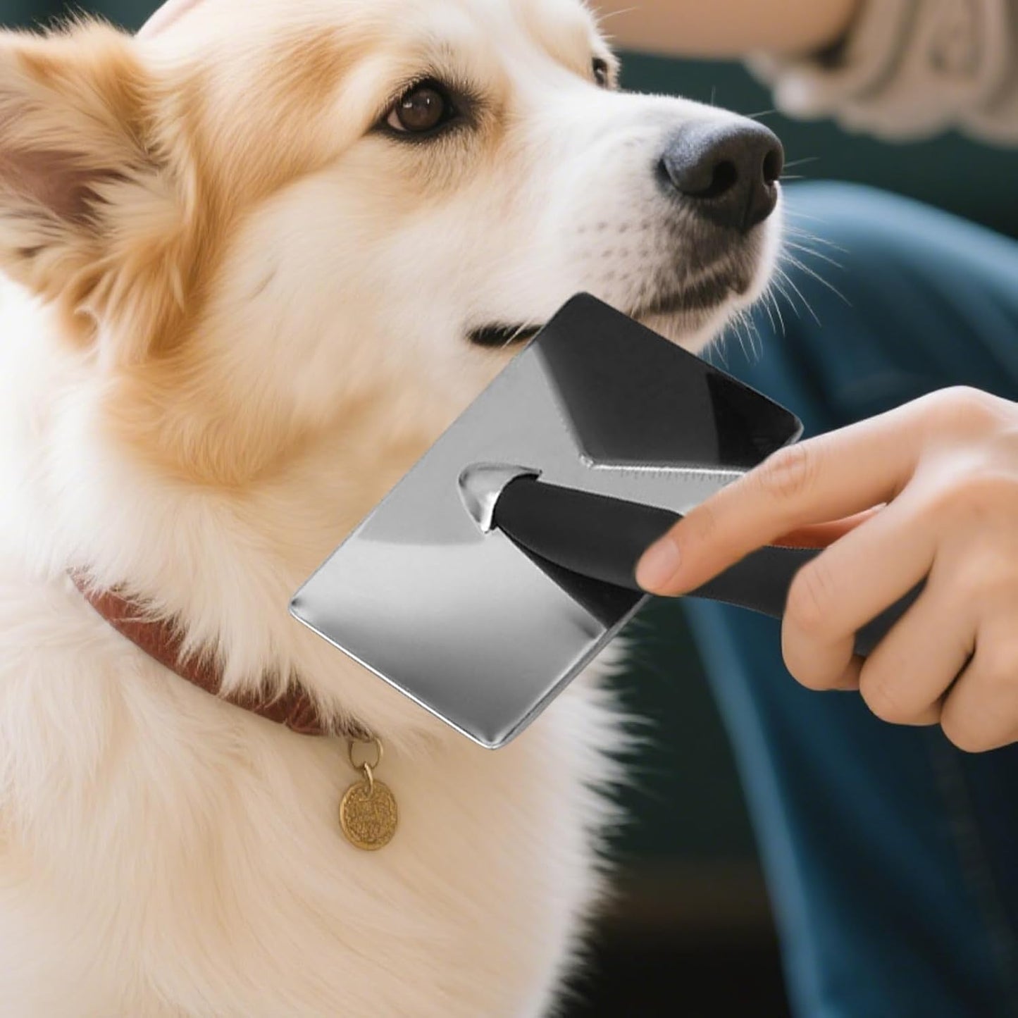 Aghi in metallo per la cura del cane, attrezzi per la pulizia degli animali domestici, strumento per la rimozione dei capelli per tutti i tipi di capelli