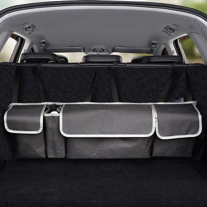 Back Seat Organiser Car Hanging Pouch Bag SUV Hatchback Storage Trunk Boot Tidy