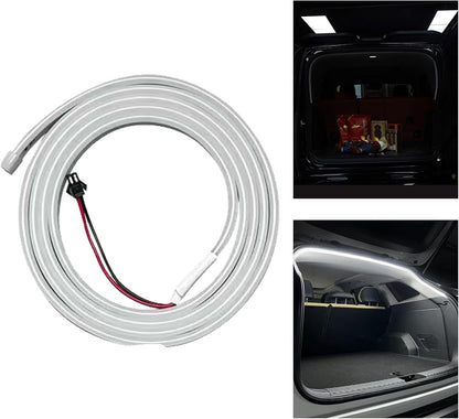 Auto Trunk Light Strip, Ambient Car Lighting, Flessibile Cuttable LED Decoration, Auto Interior Accessories, Rear Illumination Upgrade for Men, Women, and Vehicle Owners