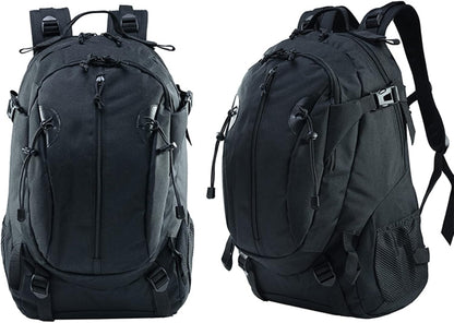30L Outdoor Backpack Sports Computer Bag Leisure Travel Backpack Suitable for Hiking Camping,Black